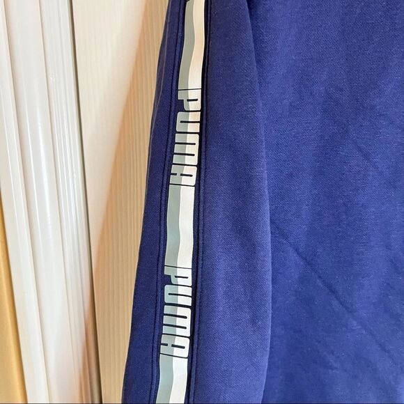 Men’s Puma Full Zip,‎ Navy Blue, Size Medium - Picture 6 of 7